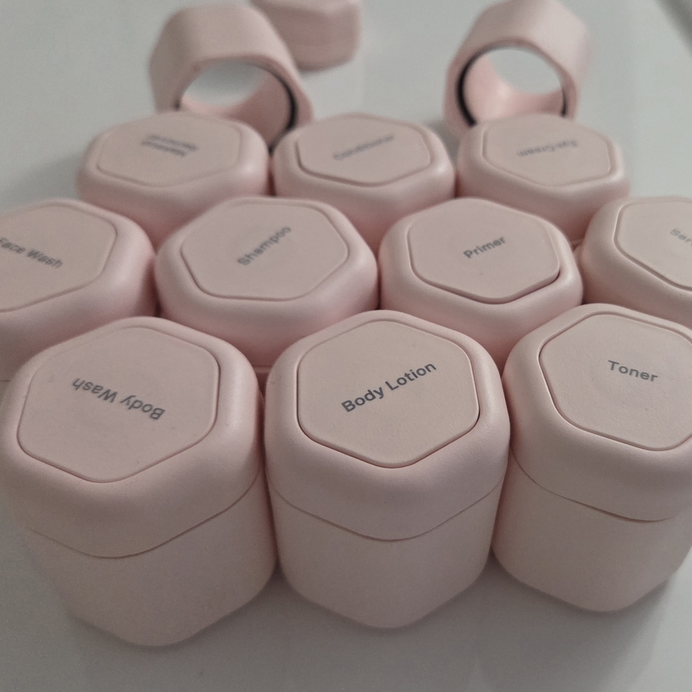 Refillable Travel Primer Container - Light Pink Mini Jar